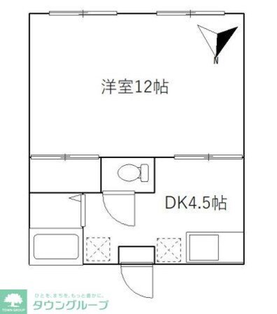 ハイツセキスイA棟の物件間取画像